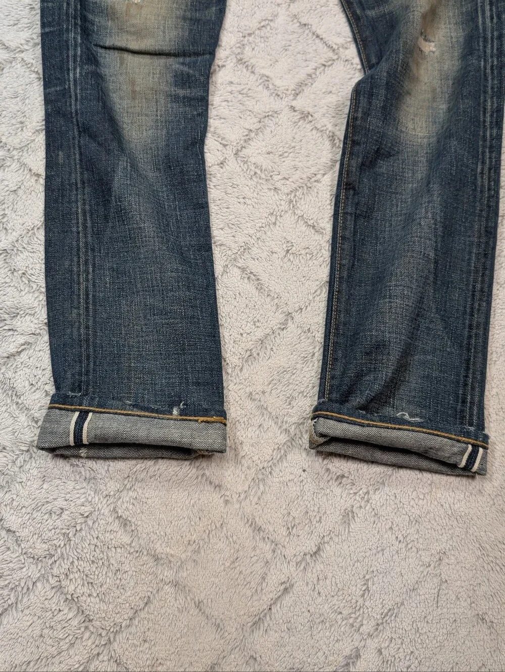 RRL Ralph Lauren Jeans Mens 30x32 Blue Double RL Slim Narrow Japanese Selvedge